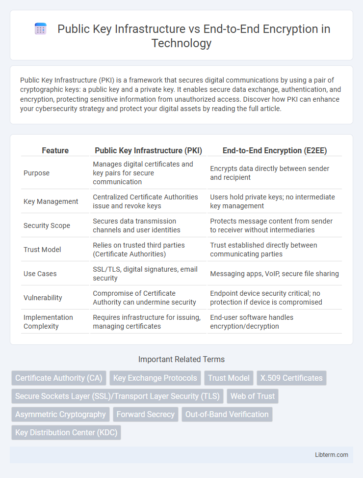 End-to-End Encryption vs Public Key Infrastructure in Technology - What is The Difference?