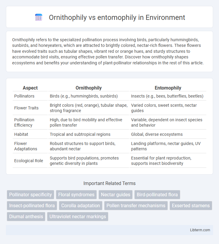 entomophily vs Ornithophily in Environment - What is The Difference?