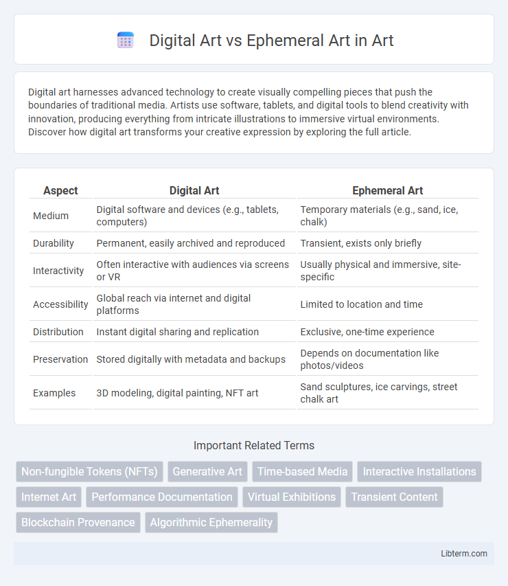 Ephemeral Art vs Digital Art in Art - What is The Difference?