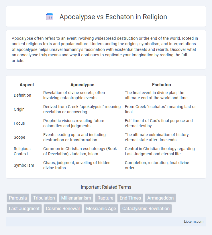 Eschaton vs Apocalypse in Religion - What is The Difference?