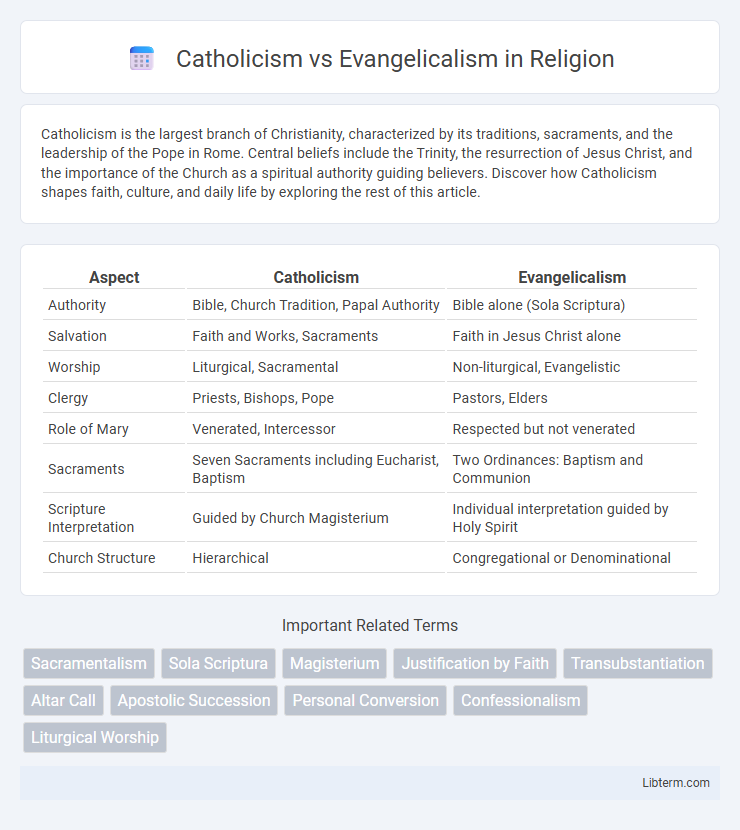 Evangelicalism vs Catholicism in Religion - What is The Difference?