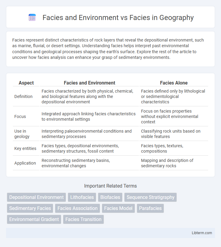 Facies vs Facies and Environment in Geography - What is The Difference?