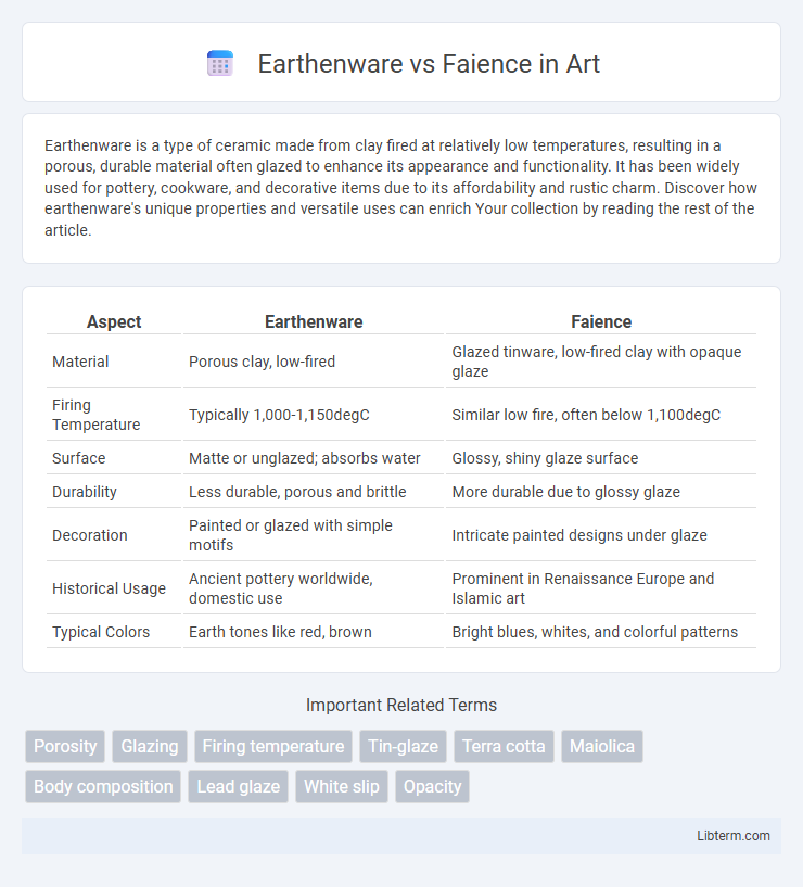 Faience vs Earthenware in Art - What is The Difference?