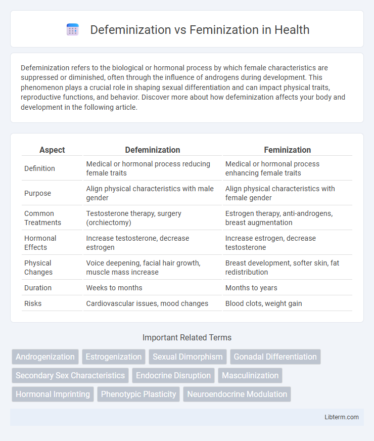 Feminization vs Defeminization in Health - What is The Difference?