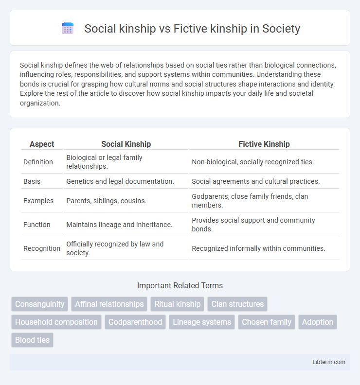 Fictive kinship vs Social kinship in Society - What is The Difference?