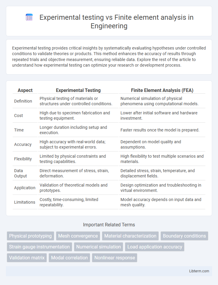 Finite element analysis vs Experimental testing in Engineering - What is The Difference?