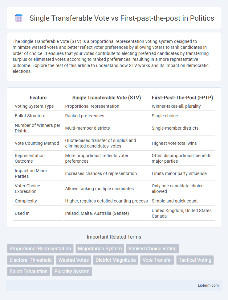 First-past-the-post vs Single Transferable Vote in Politics - What is The Difference?