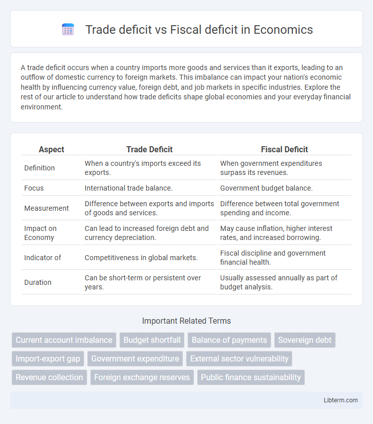 Fiscal deficit vs Trade deficit in Economics - What is The Difference?