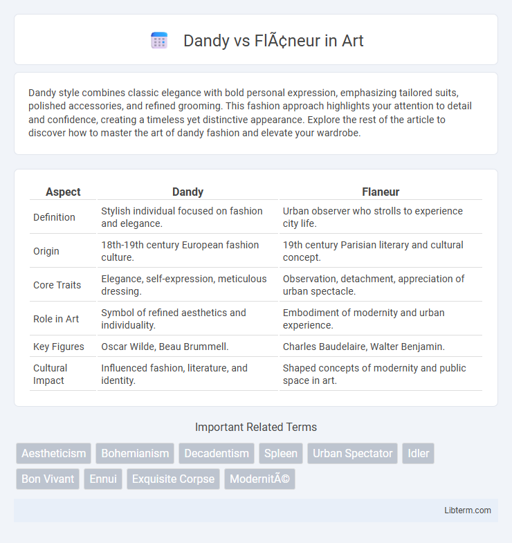 Flâneur vs Dandy in Art - What is The Difference?