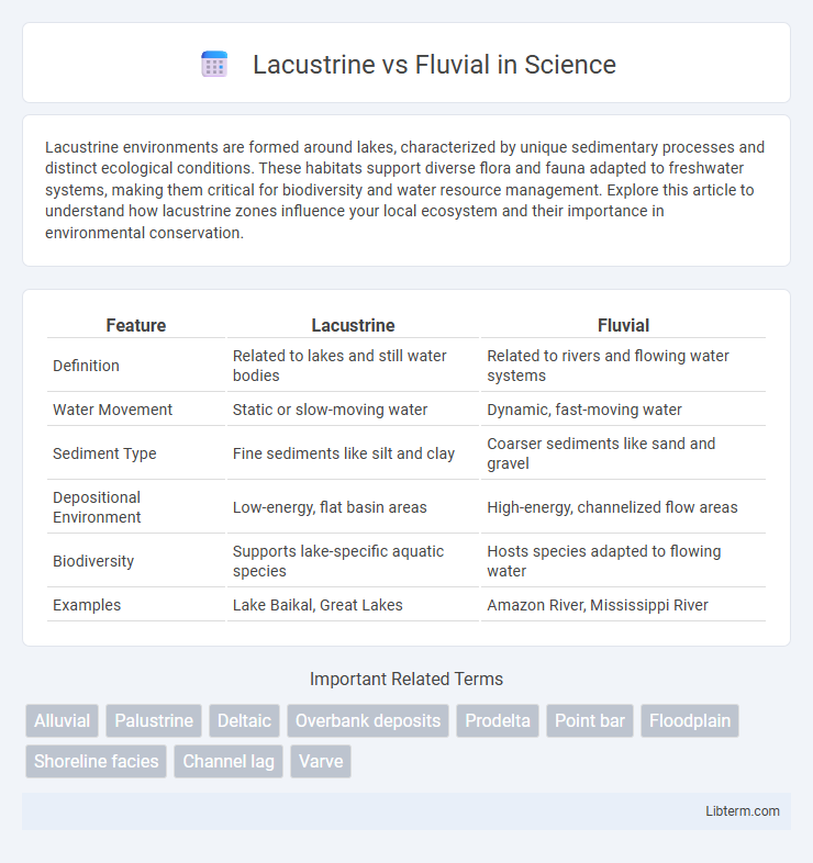 Fluvial vs Lacustrine in Science - What is The Difference?