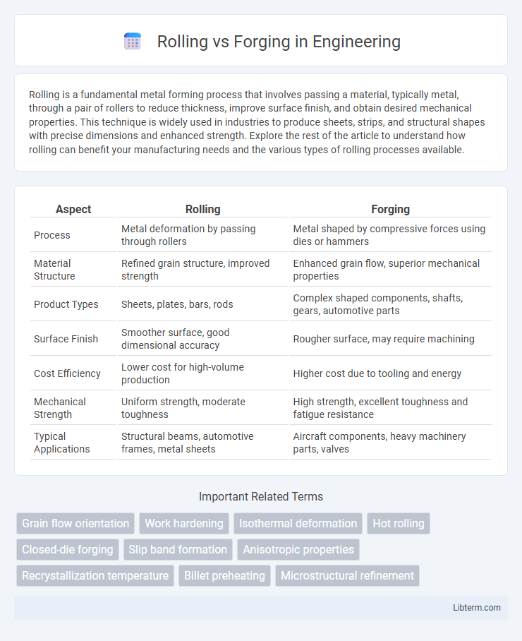 Forging vs Rolling in Engineering - What is The Difference?