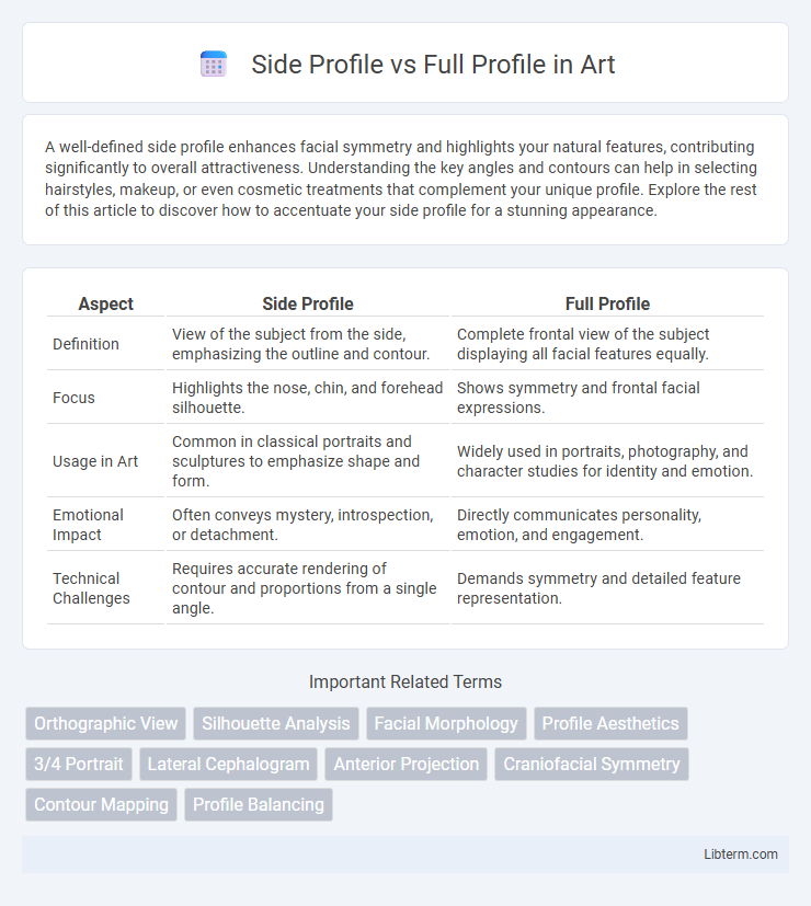 Full Profile vs Side Profile in Art - What is The Difference?