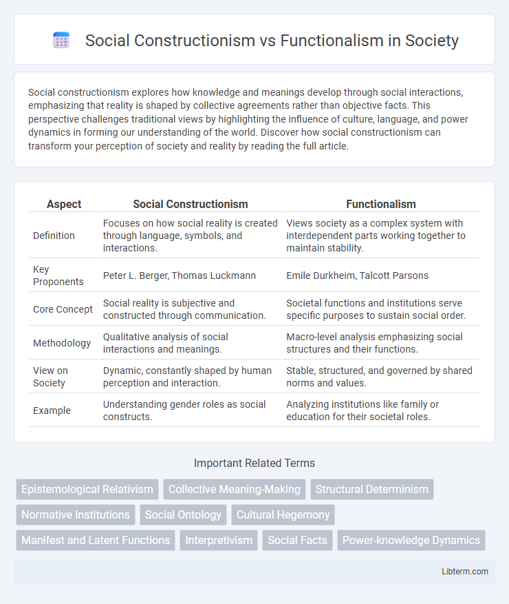 Functionalism vs Social Constructionism in Society - What is The Difference?