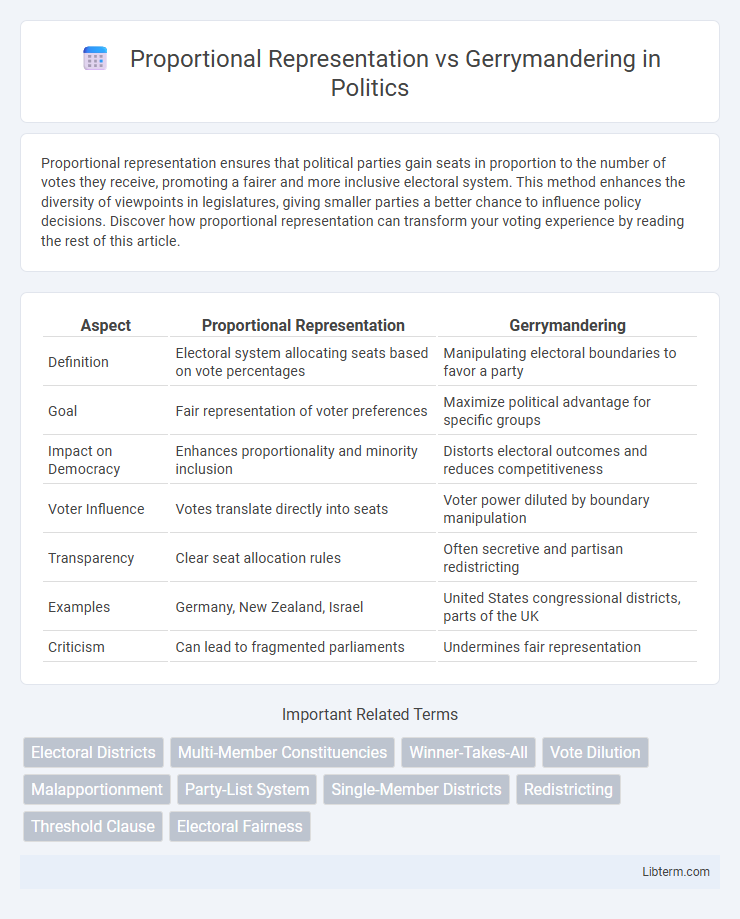 Gerrymandering vs Proportional Representation in Politics - What is The Difference?