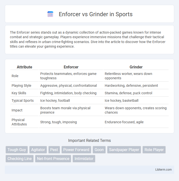 Grinder vs Enforcer in Sports - What is The Difference?