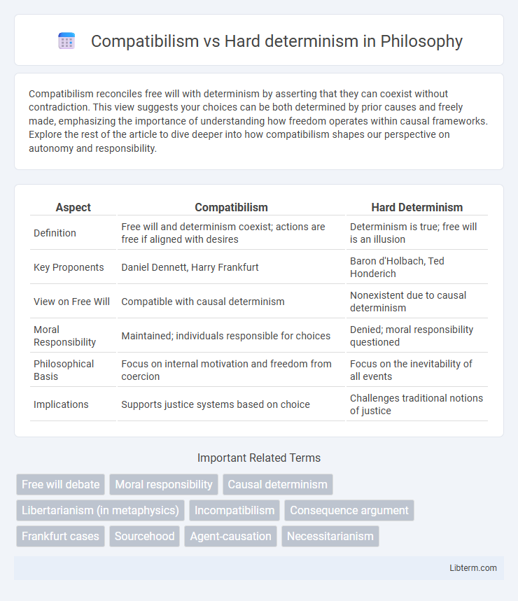 Hard determinism vs Compatibilism in Philosophy - What is The Difference?