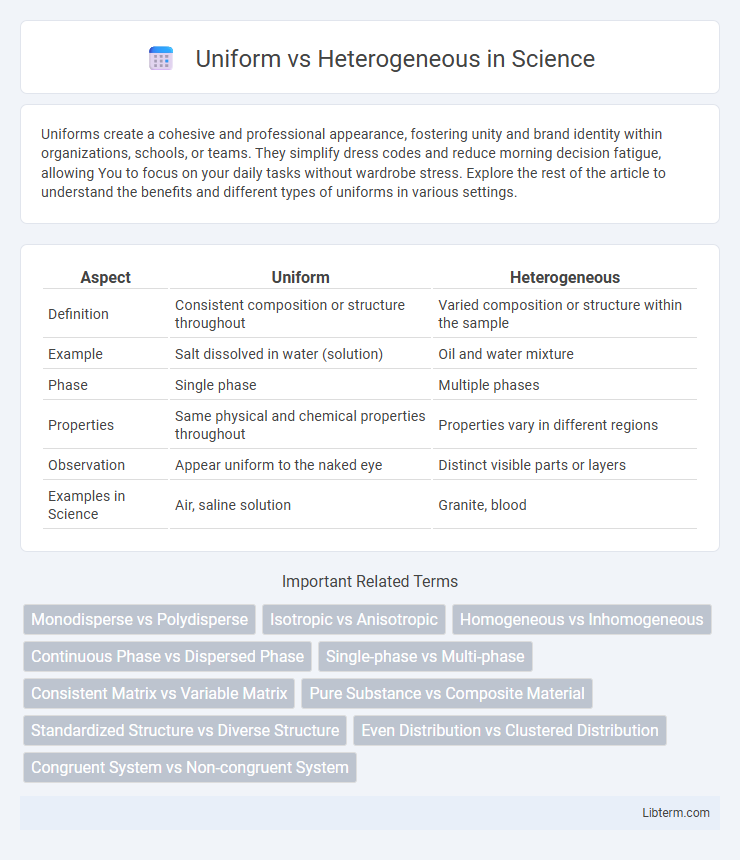 Heterogeneous vs Uniform in Science - What is The Difference?