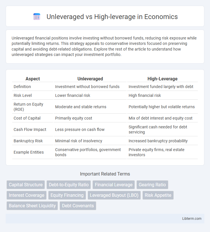 High-leverage vs Unleveraged in Economics - What is The Difference?