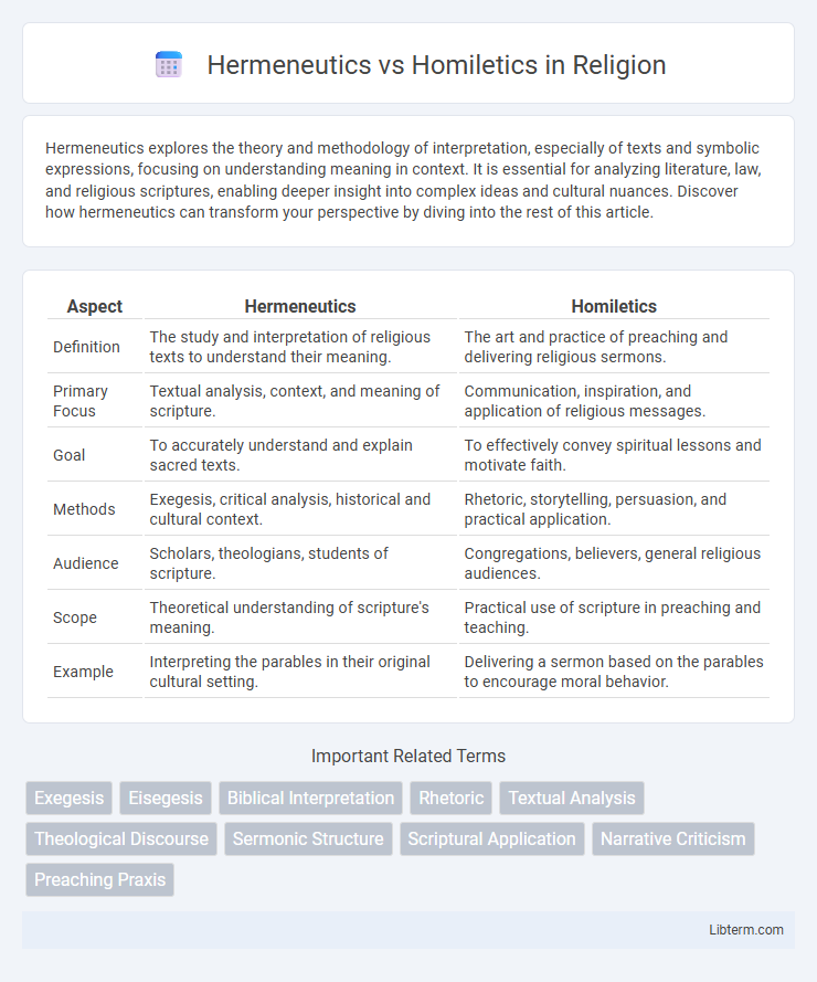 Homiletics vs Hermeneutics in Religion - What is The Difference?