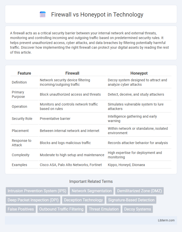 Honeypot vs Firewall in Technology - What is The Difference?