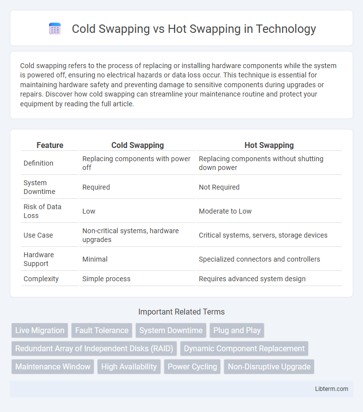 Hot Swapping vs Cold Swapping in Technology - What is The Difference?
