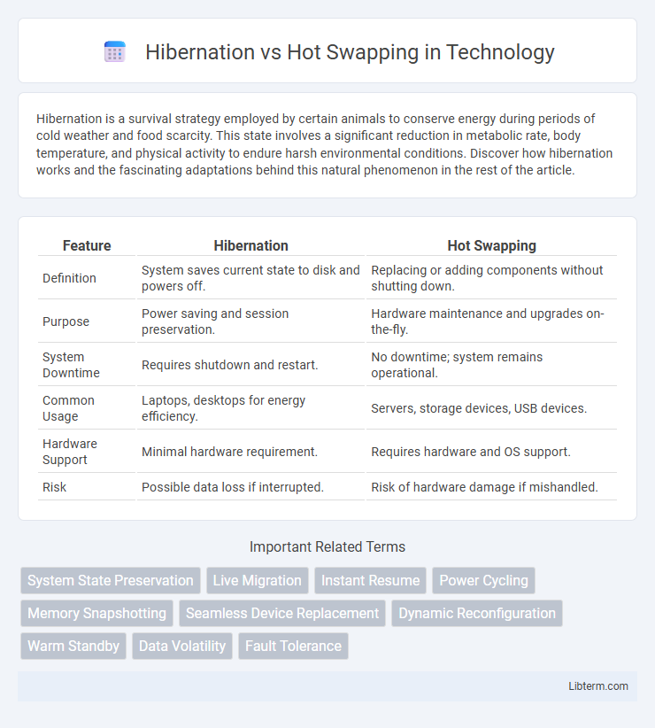 Hot Swapping vs Hibernation in Technology - What is The Difference?