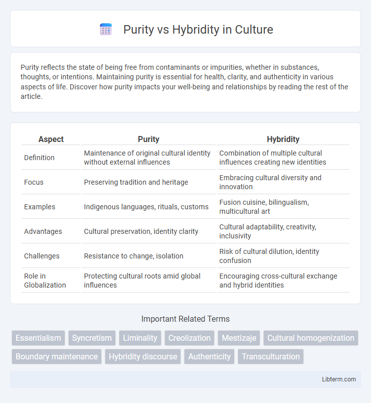 Hybridity vs Purity in Culture - What is The Difference?