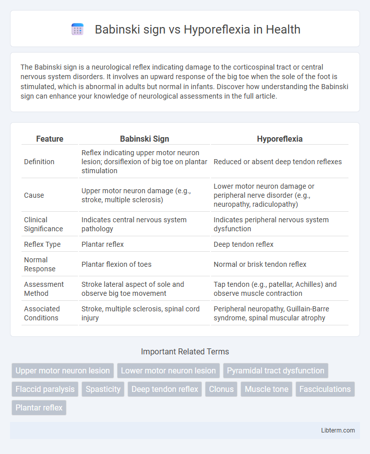 Hyporeflexia vs Babinski sign in Health - What is The Difference?