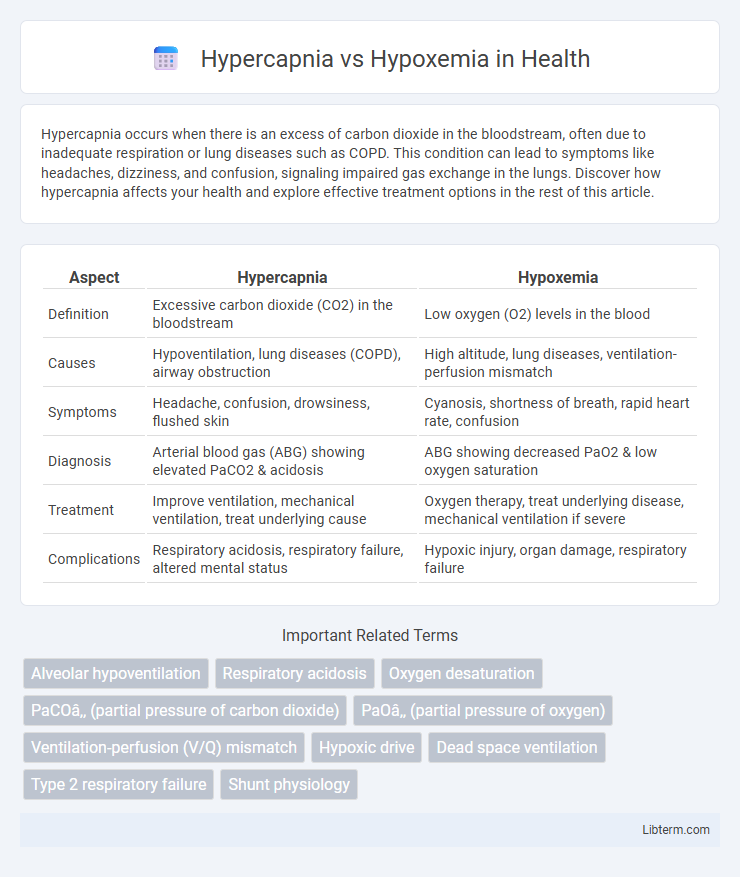 Hypoxemia vs Hypercapnia in Health - What is The Difference?