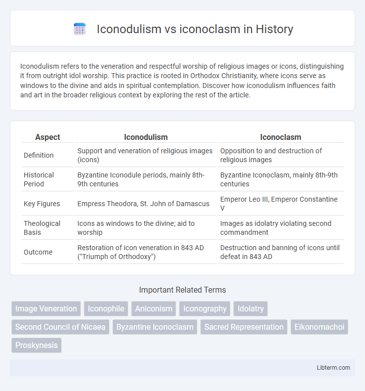 iconoclasm vs Iconodulism in History - What is The Difference?