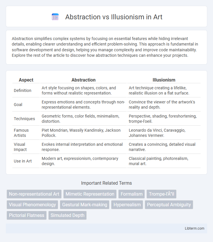 Illusionism vs Abstraction in Art - What is The Difference?