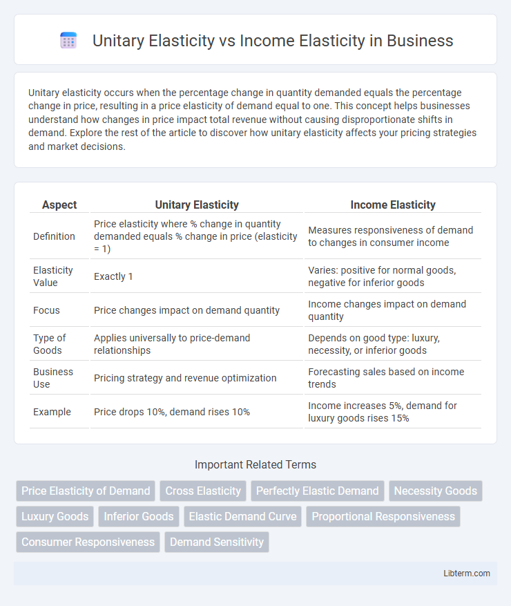 Income Elasticity vs Unitary Elasticity in Business - What is The Difference?