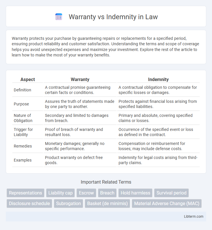 Indemnity vs Warranty in Law - What is The Difference?