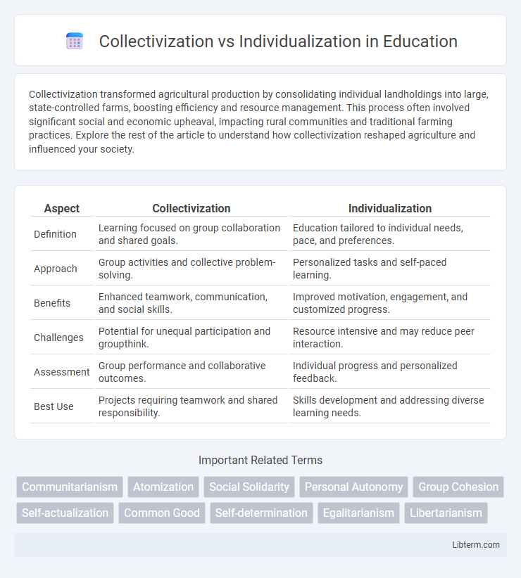 Individualization vs Collectivization in Education - What is The Difference?
