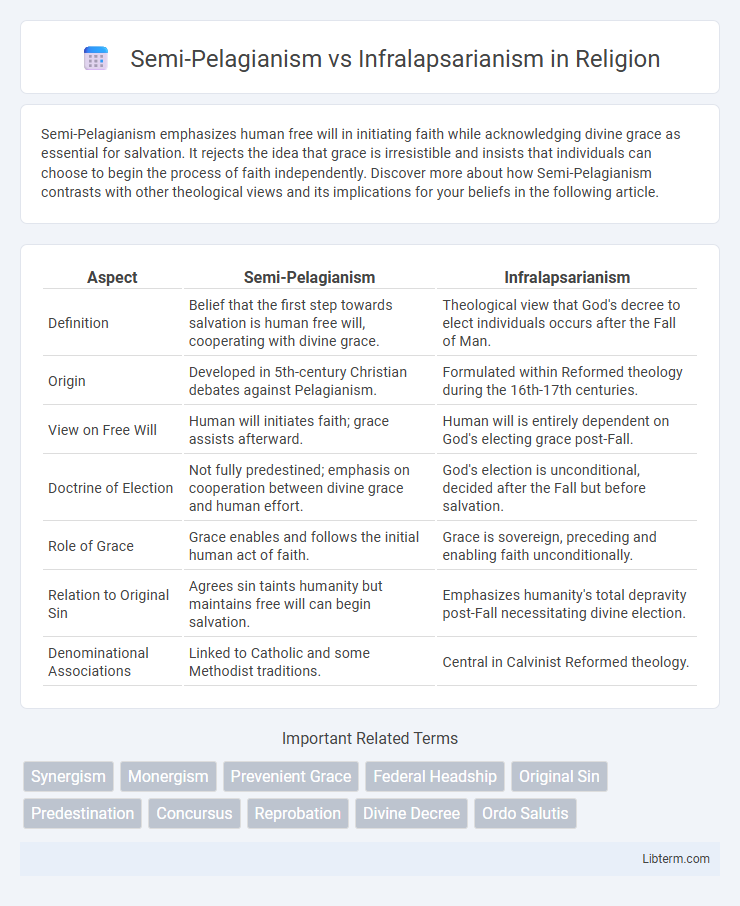 Infralapsarianism vs Semi-Pelagianism in Religion - What is The Difference?