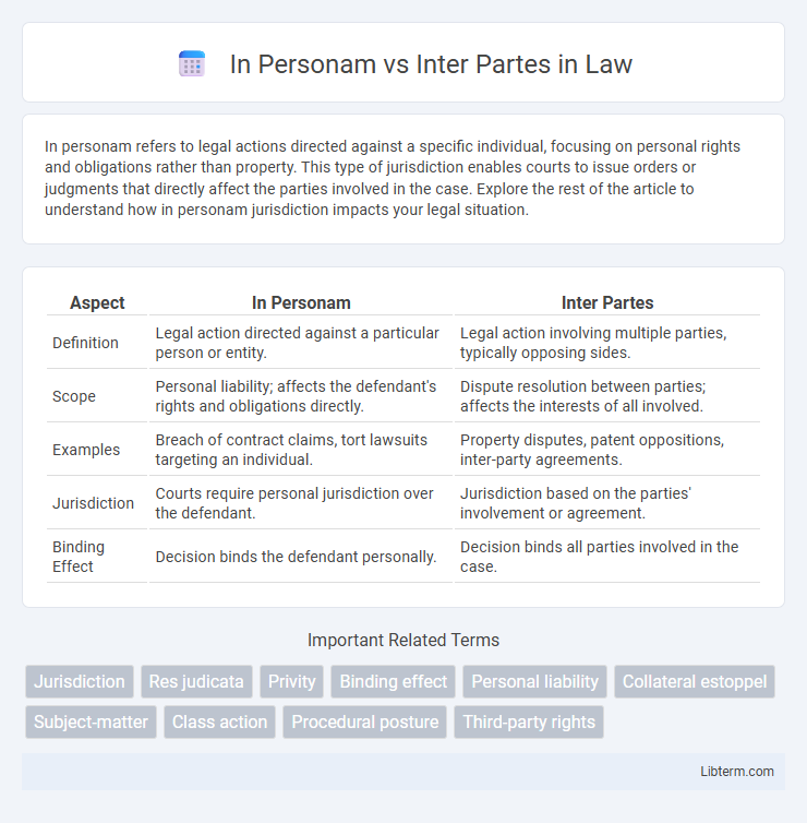 Inter Partes vs In Personam in Law - What is The Difference?