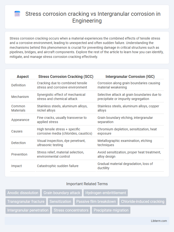 Intergranular corrosion vs Stress corrosion cracking in Engineering - What is The Difference?