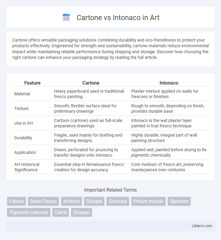 Intonaco vs Cartone in Art - What is The Difference?