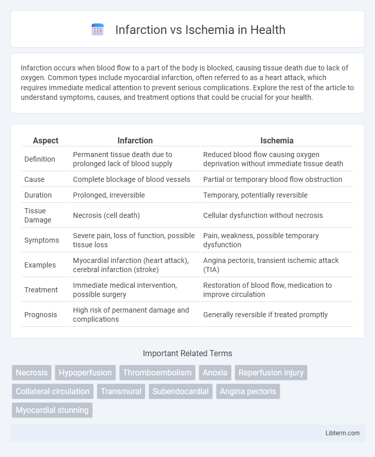 Ischemia vs Infarction in Health - What is The Difference?