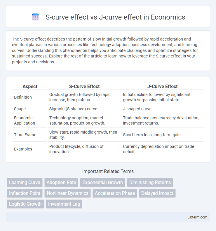 J-curve effect vs S-curve effect in Economics - What is The Difference?