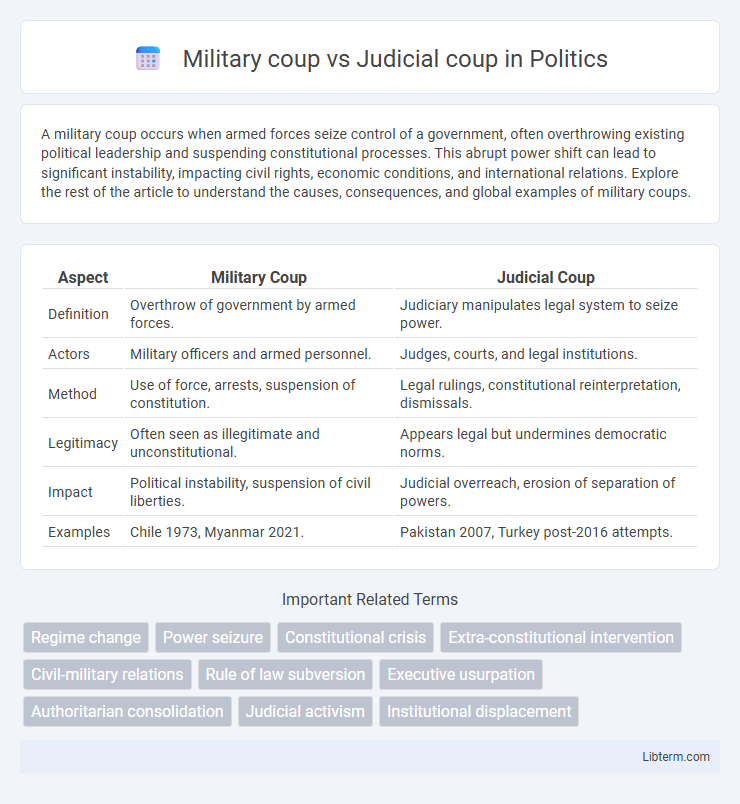 Judicial coup vs Military coup in Politics - What is The Difference?