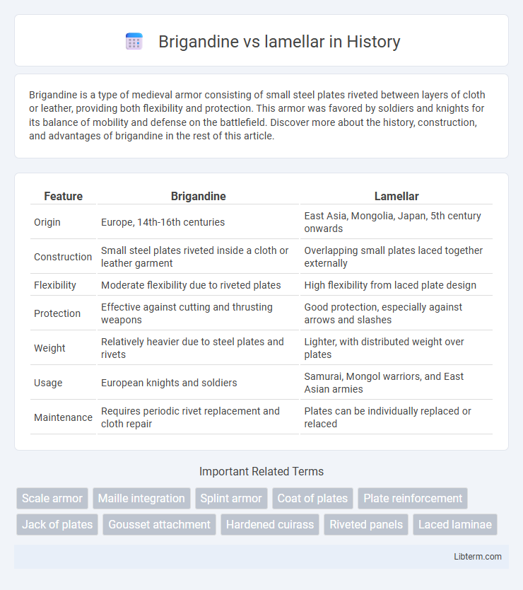 lamellar vs Brigandine in History - What is The Difference?