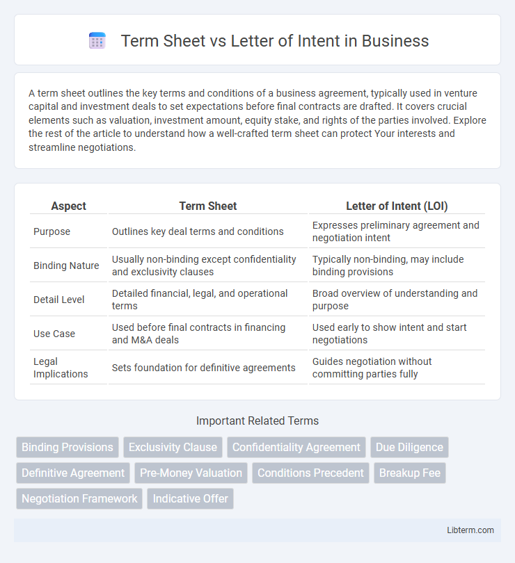 Letter of Intent vs Term Sheet in Business - What is The Difference?