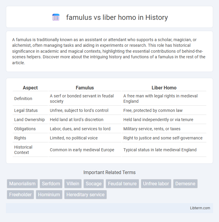 liber homo vs famulus in History - What is The Difference?