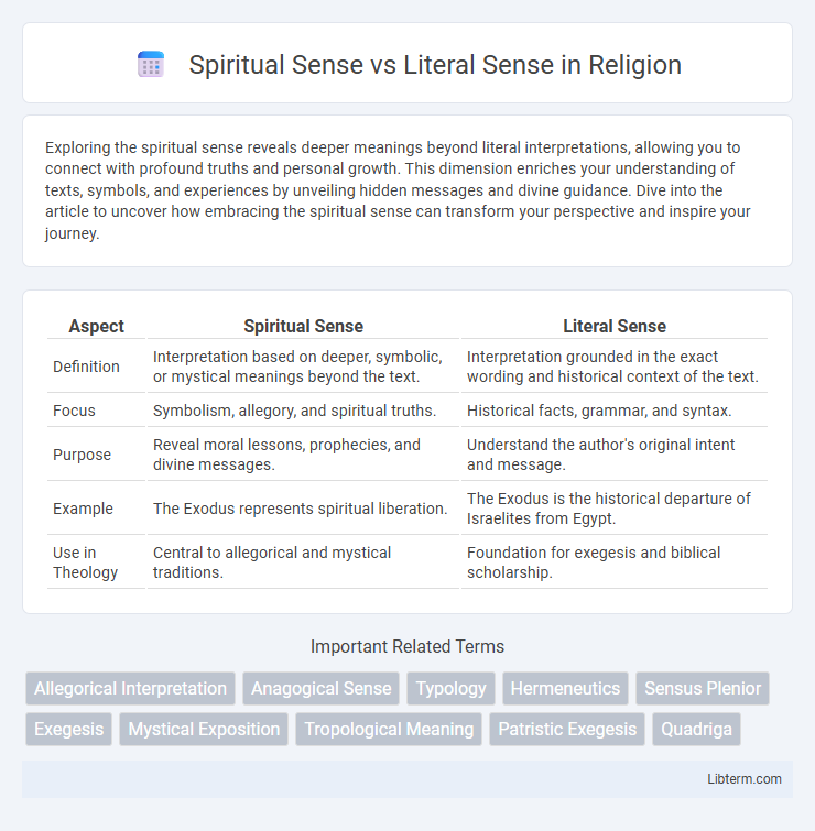 Literal Sense vs Spiritual Sense in Religion - What is The Difference?