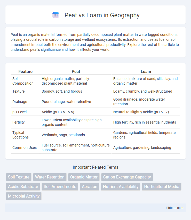 Loam vs Peat in Geography - What is The Difference?