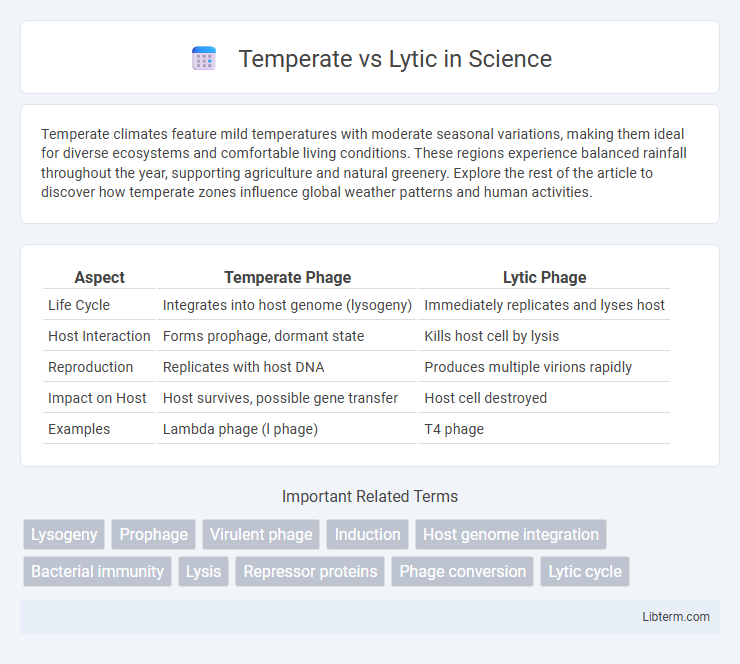 Lytic vs Temperate in Science - What is The Difference?