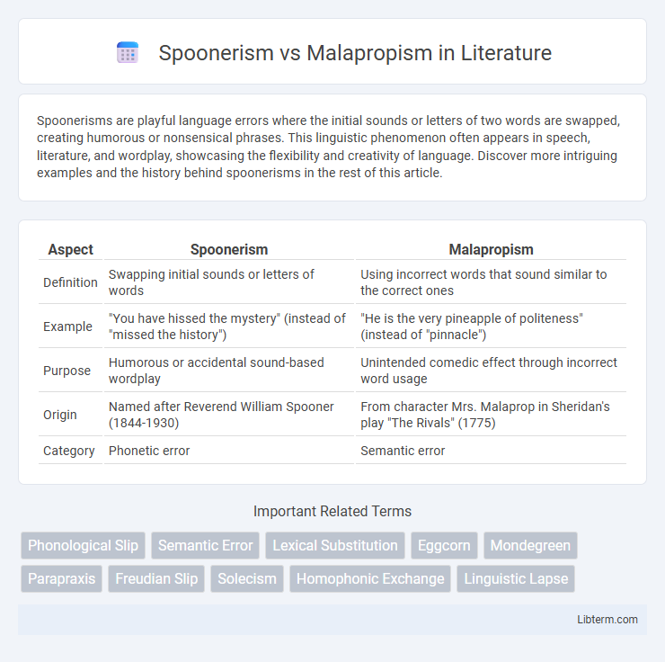 Malapropism vs Spoonerism in Literature - What is The Difference?