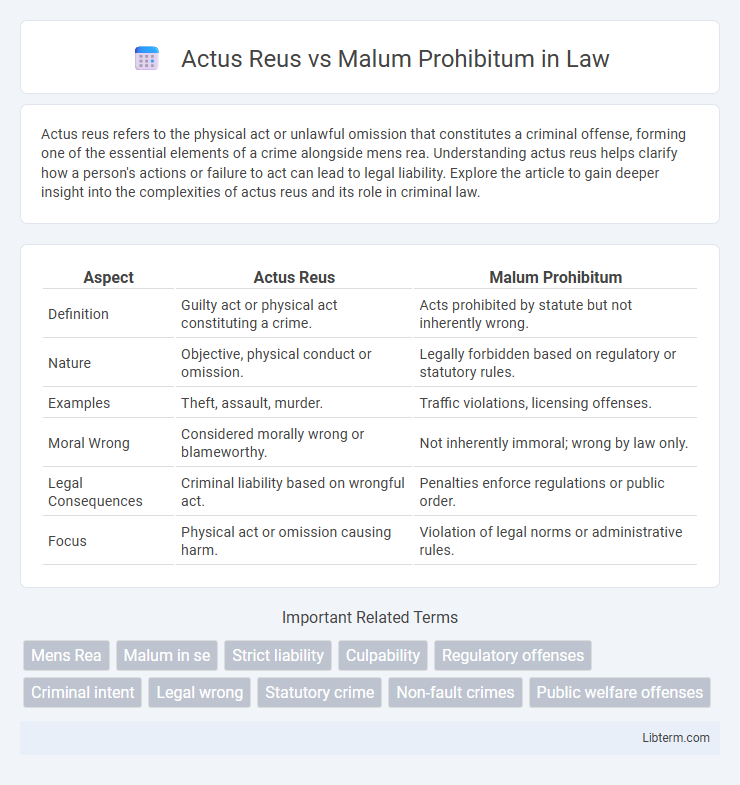 Malum Prohibitum vs Actus Reus in Law - What is The Difference?