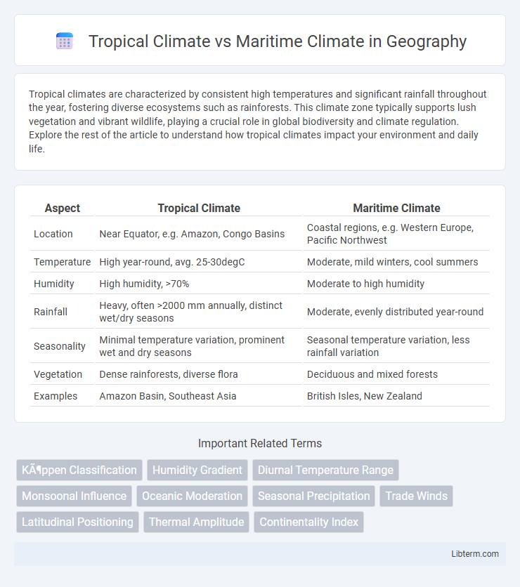 Maritime Climate vs Tropical Climate in Geography - What is The Difference?